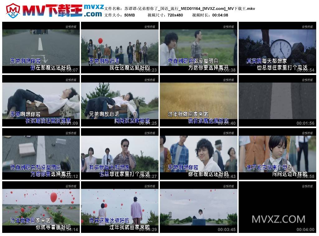 苏谭谭-兄弟想你了_国语_流行_MED01164